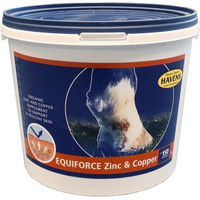 Produktbild von Havens Equiforce Zinc & Copper Mineralfutter Nahrungsergänzung für Pferde zur Unterstützung von Haut, Fell, Immunsystem und Muskelfunktion 1000g