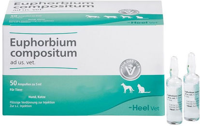 Produktbild von Heel Euphorbium compositum ad us. vet. Ampullen für Tiere aller Altersstufen 250 ml