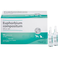 Produktbild von Heel Euphorbium compositum ad us. vet. Ampullen für Tiere aller Altersstufen 250 ml
