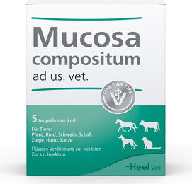 Heel Mucosa Compositum Ampullen für die Veterinäranwendung – Bild 1 von 2