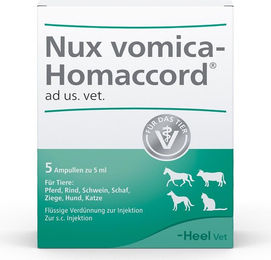 Heel Nux Vomica Homaccord Ampullen für Tiere aller Altersstufen und Größen – Bild 1 von 3