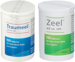 Produktbild von Heel Traumeel ad us. vet. und Zeel ad us. vet. Tabletten zur Unterstützung der Gelenke und Knochen