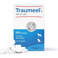 Produktbild von Heel Traumeel T Tabletten für Hunde und Katzen zur Unterstützung von Gelenken und Regeneration