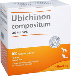 Heel Ubichinon compositum Ampullen zur Unterstützung von Leber und Nieren für Senioren 100 Stück – Bild 1 von 3