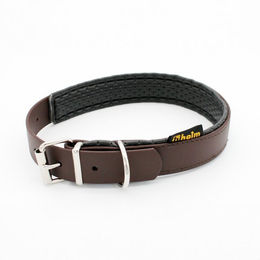 Produktbild von Heim Biothane Halsband weich gefüttert braun 19 mm breit 32-39 cm Halsumfang waterproof