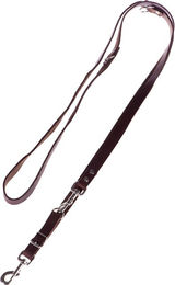 Produktbild von Heim Führleine aus Leder braun wasserabweisend 240 cm lang 20 mm breit