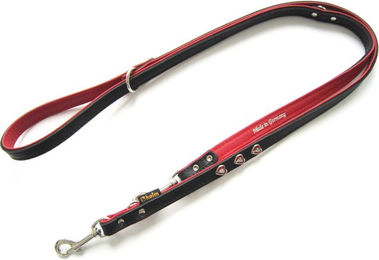 Heim Führleine Heartbeat aus Leder in Rot 220x1,4 cm – Bild 1 von 1