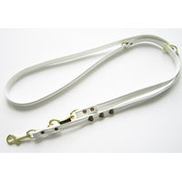 Produktbild von Heim Führleine Sunshine Leder Weiß 200x1,8 cm