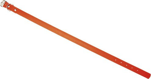 Produktbild von HEIM Halsband aus Biothane genietet in Neonorange 45 cm