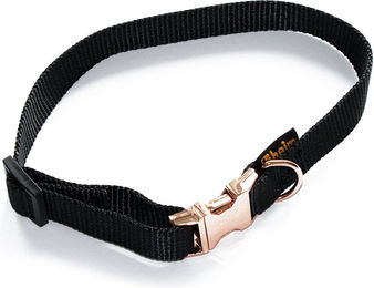 Heim Halsband aus Nylon geriegelt Rosé Schwarz 18 mm Breite für 30-50 cm Halsumfang – Bild 1 von 1