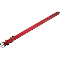 Produktbild von HEIM Halsband Florenz aus Rindsleder Rot 40 cm