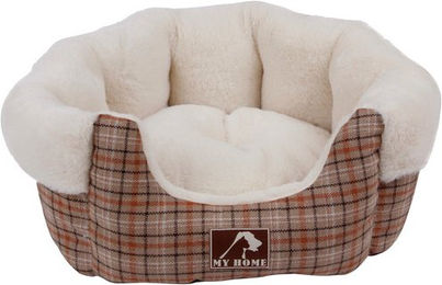 HEIM Heimtierbett aus Polyester in Braun/Beige – Bild 1 von 2