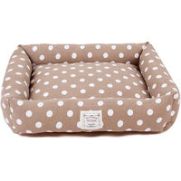 Produktbild von HEIM Heimtierbett Dots in Braun Größe M aus Polyester