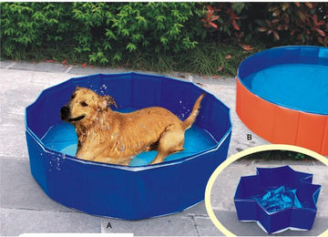 Produktbild von Heim Hunde Swimmingpool Outdoor Blau Ø 80 x 20 cm