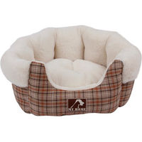 Produktbild von Heim Hundebett Classic in Braun/Beige aus Polyester