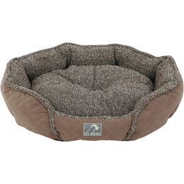 Heim Hundebett für kleine Hunde in Braun aus Polyester Größe S – Bild 1 von 8