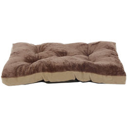 Produktbild von Heim Hundebett Safari gesteppt aus Plüsch Braun Größe S