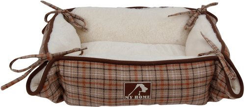 HEIM Hundedecke aus Polyester in Braun/Beige – Bild 1 von 4