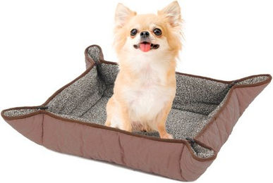 Heim Hundedecke und Katzendecke aus Polyester in Braun – Bild 1 von 4