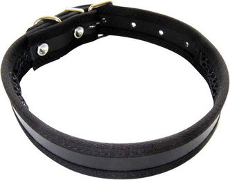 HEIM Hundehalsband aus Leder in Schwarz 40 cm – Bild 1 von 5