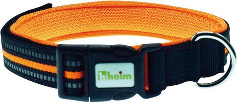 HEIM Hundehalsband aus Nylon in Orange Größe L – Bild 1 von 2