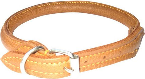 HEIM Hundehalsband aus Rindsleder in Braun 50 cm – Bild 1 von 2