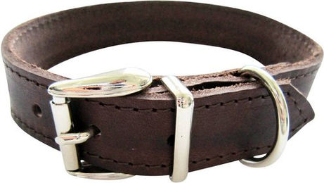 HEIM Hundehalsband aus Rindsleder in Braun 65 cm – Bild 1 von 3