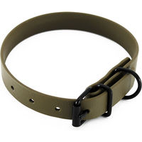 Produktbild von Heim Hundehalsband Biothane wasserfest oliv 19 mm Breite 28-35 cm Halsumfang