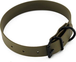 Produktbild von Heim Hundehalsband Biothane waterproof oliv 25 mm Breite 36-44 cm Halsumfang