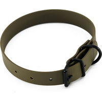 Produktbild von Heim Hundehalsband Biothane waterproof oliv 25 mm Breite 36-44 cm Halsumfang