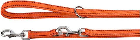 Produktbild von HEIM Hundeleine aus Nylon in Orange verstellbar