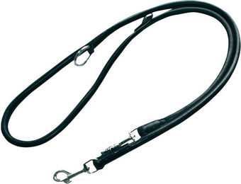 Produktbild von HEIM Hundeleine aus Rindsleder rund in Cognac Braun 200cm