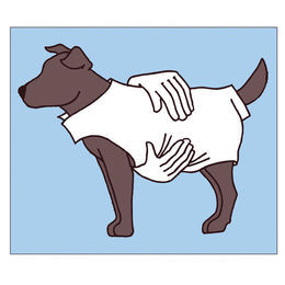 Produktbild von HEIM Hundemantel aus Polyester in Schwarz mit Strasssteinen