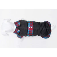 Produktbild von HEIM Hundemantel aus Polyester in Schwarz mit Strasssteinen