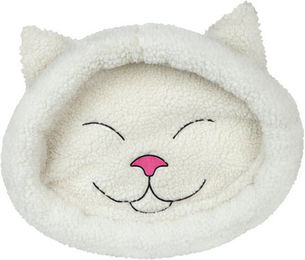 Produktbild von HEIM Katzenbett Mizzi aus Plüsch in Beige und Weiß