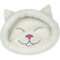 Produktbild von HEIM Katzenbett Mizzi aus Plüsch in Beige und Weiß