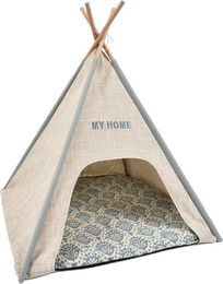 Heim Katzenhöhle Tipi Zelt MyHome beige aus Polyester – Bild 1 von 2