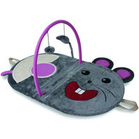 Produktbild von HEIM Katzenspielzeug und Kratzbrett aus Plüsch in Grau klein