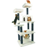 Produktbild von Heim Kratzbaum White Cat 4 Weiß mit Sisal