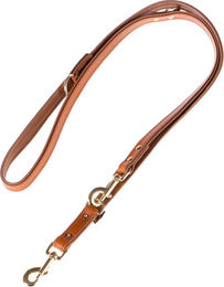 Produktbild von Heim Leder Führleine Buffalo in Cognac Braun 200 cm x 18 mm - 200 cm