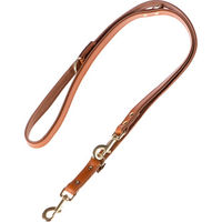 Produktbild von Heim Leder Führleine Buffalo in Cognac Braun 200 cm x 18 mm - 200 cm