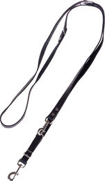 Produktbild von Heim Leder Führleine genietet schwarz 240 cm lang 20 mm breit - 240 cm