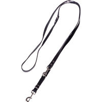 Produktbild von Heim Leder Führleine genietet schwarz 240 cm lang 20 mm breit - 240 cm