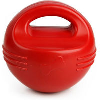 Produktbild von HEIM Outdoor-Spielzeug Ball mit Griff für erwachsene Hunde rot aus Kunststoff schwimmfähig
