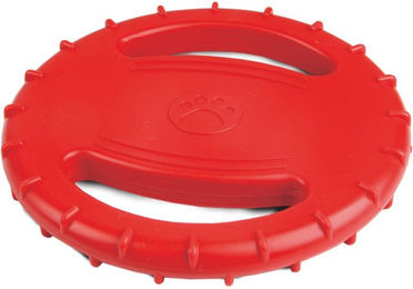 Produktbild von HEIM Outdoor-Spielzeug Frisbee für Hunde rot aus Kunststoff schwimmfähig