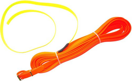 Produktbild von HEIM Schleppleine für Hunde aus Biothane in Neonorange 10 m