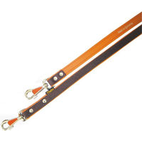 Produktbild von Heim Toskana Leder Führleine Orange 14 mm breit 200 cm lang - 2 m