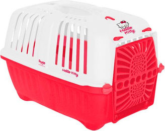 HEIM Transportbox aus Kunststoff in Weiß/Rot 32 x 47 x 31 cm – Bild 1 von 2