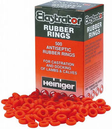 Heiniger Elastrator Gummiringe 500 Stück – Bild 1 von 1