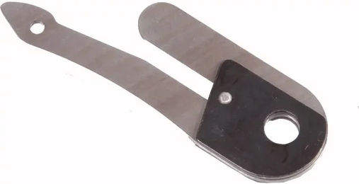 Produktbild von Heiniger Federblatt Rivees Silber für Xplorer, Xperience, Delta3 und Handy (3er Pack)